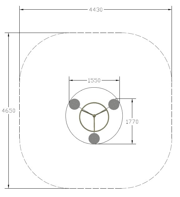 KS-FD-008_trostruki-twister_interplay_tehnički-crtež